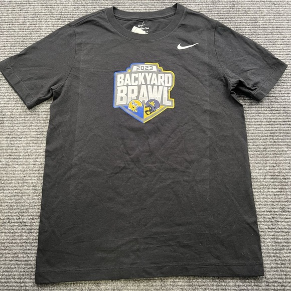 Nike Other - Nike Tee 2023 Backyard Brawl Pittsburgh Vs West Virginia‎ Black Youth Boys NWT